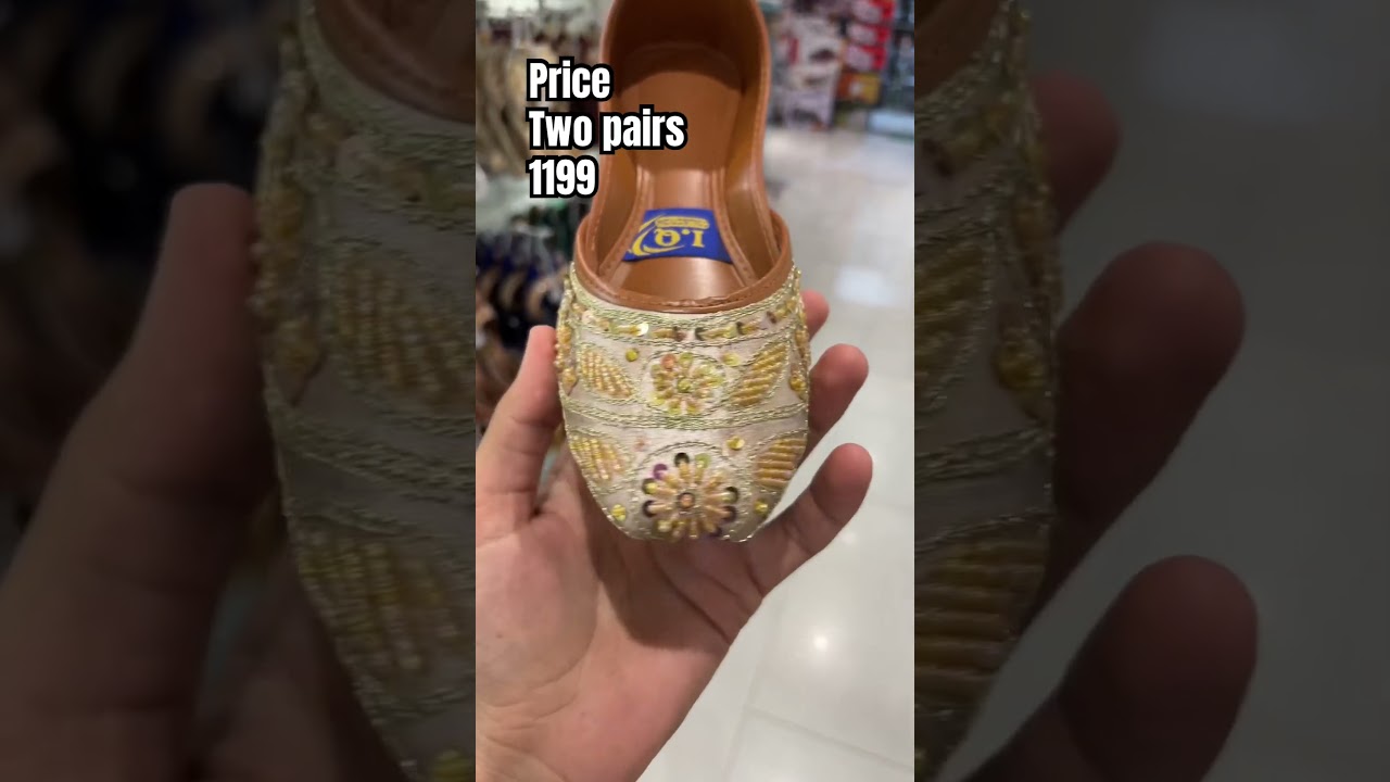 Sale sale sale two pairs 1199/ladies Khussa #footwear #gultijarahshoppingmall #womenshoes #khussa
