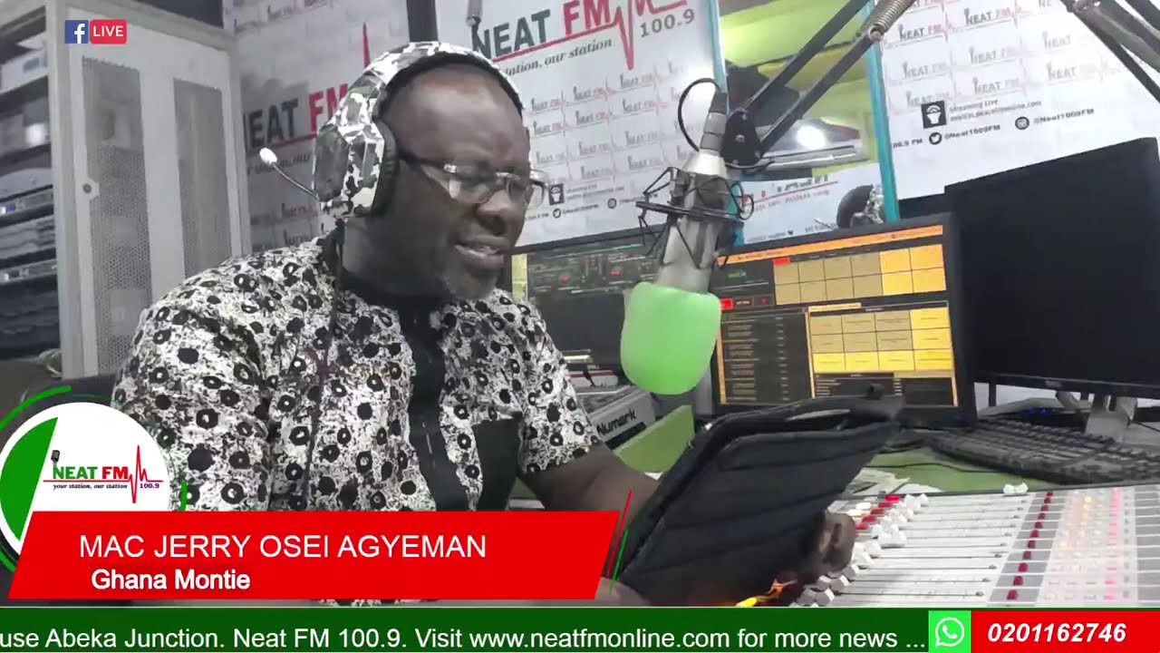 GHANA MONTIE with MAC JERRY OSIE AGYEMAN on NEAT 100.9 FM  06/02/2026