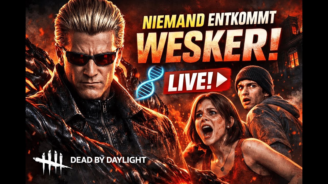 WESKER JAGT ALLE! 🧬 | Dead by Daylight Killer Stream
