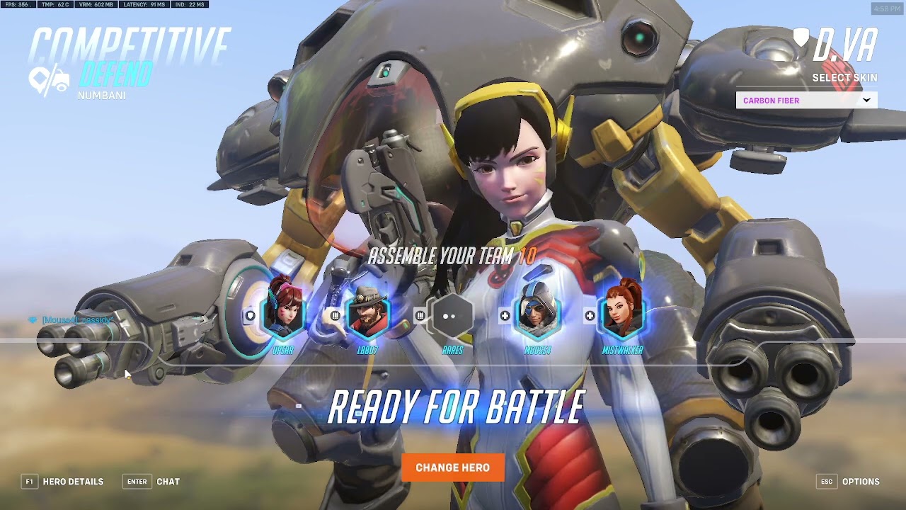 KSAA INSANE D.VA OVERWATCH 2 GAMEPLAY SEASON 5 TOP 500