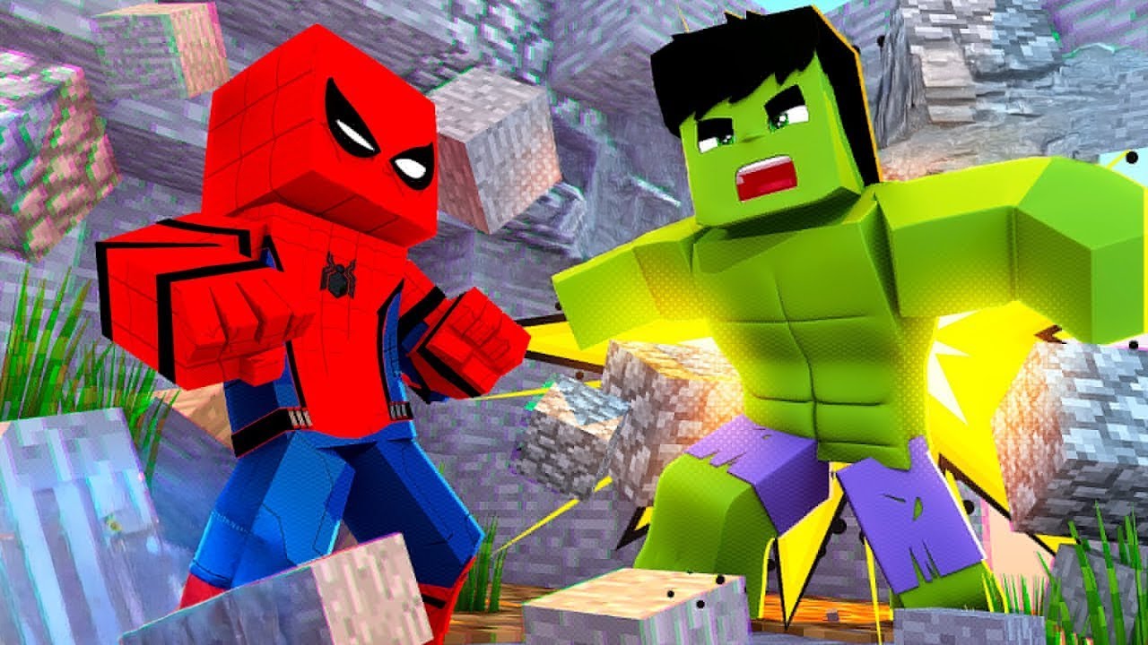 Minecraft: MENINO ARANHA - HULK SALVOU MINHA VIDA #187