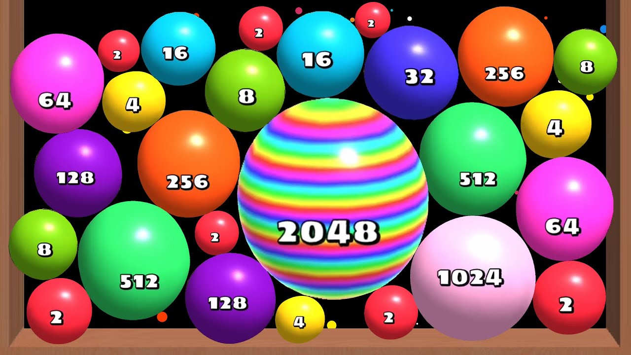 Blob Merge 3D - Джелли 2048 (Объединить монстра) Красочная ASMR игра-таймкиллер - Достигните 4096