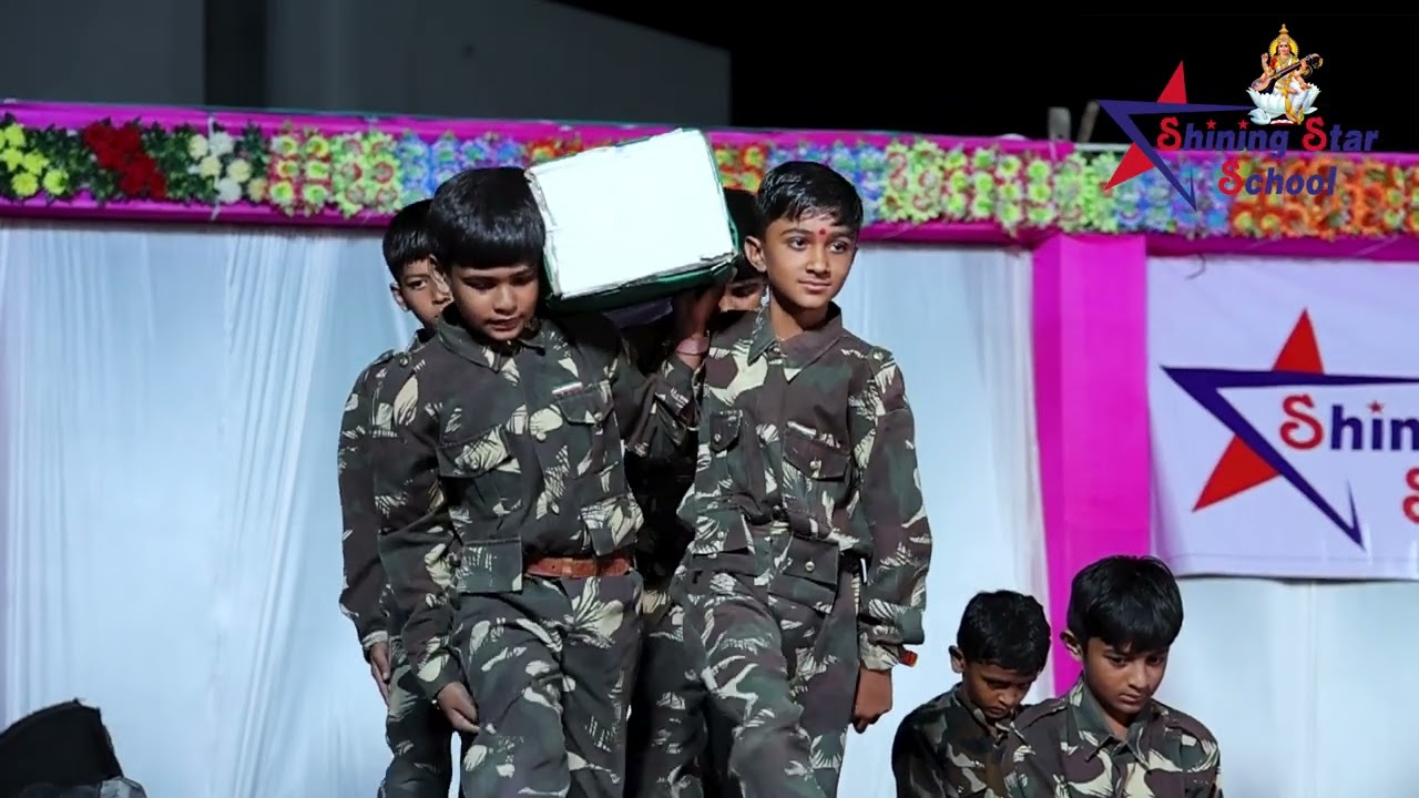 Shining star school kalavad Jamnagar (gujarat) STD:- 04 Desh bhakti  Natak 2024