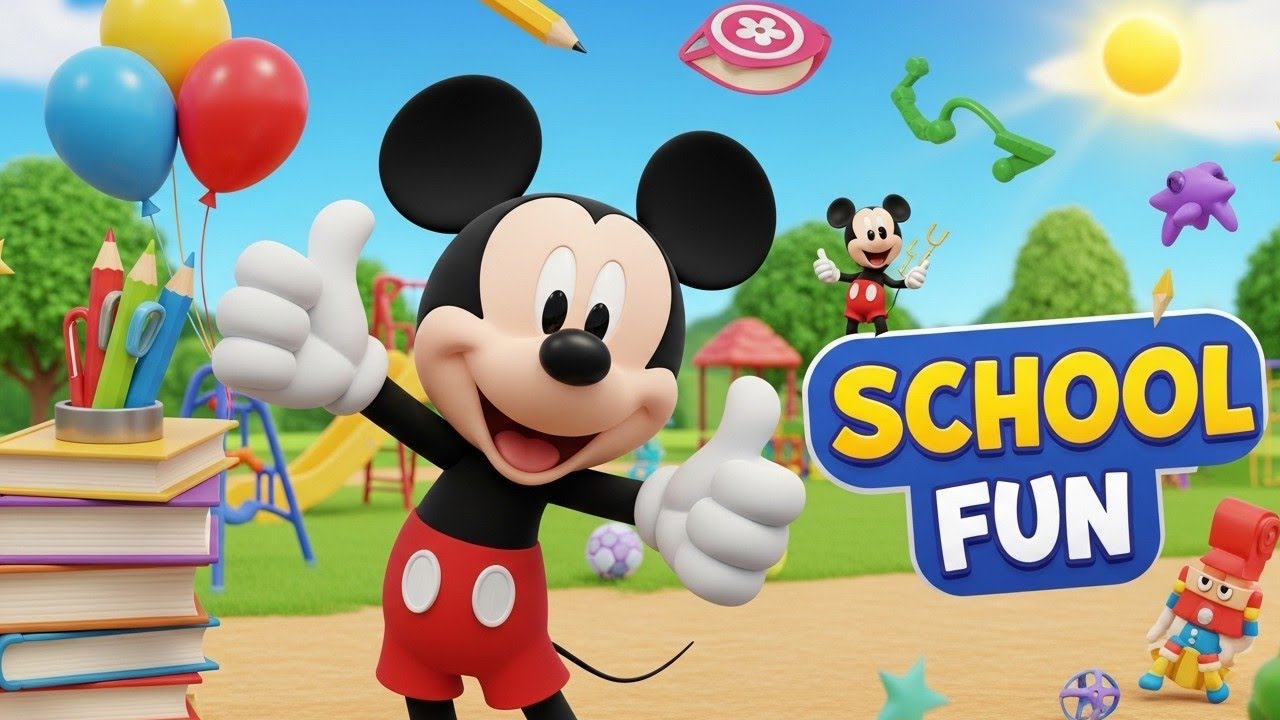 Mickey Mouse School Fun &ndash; Learning is Super Fun for Kids!