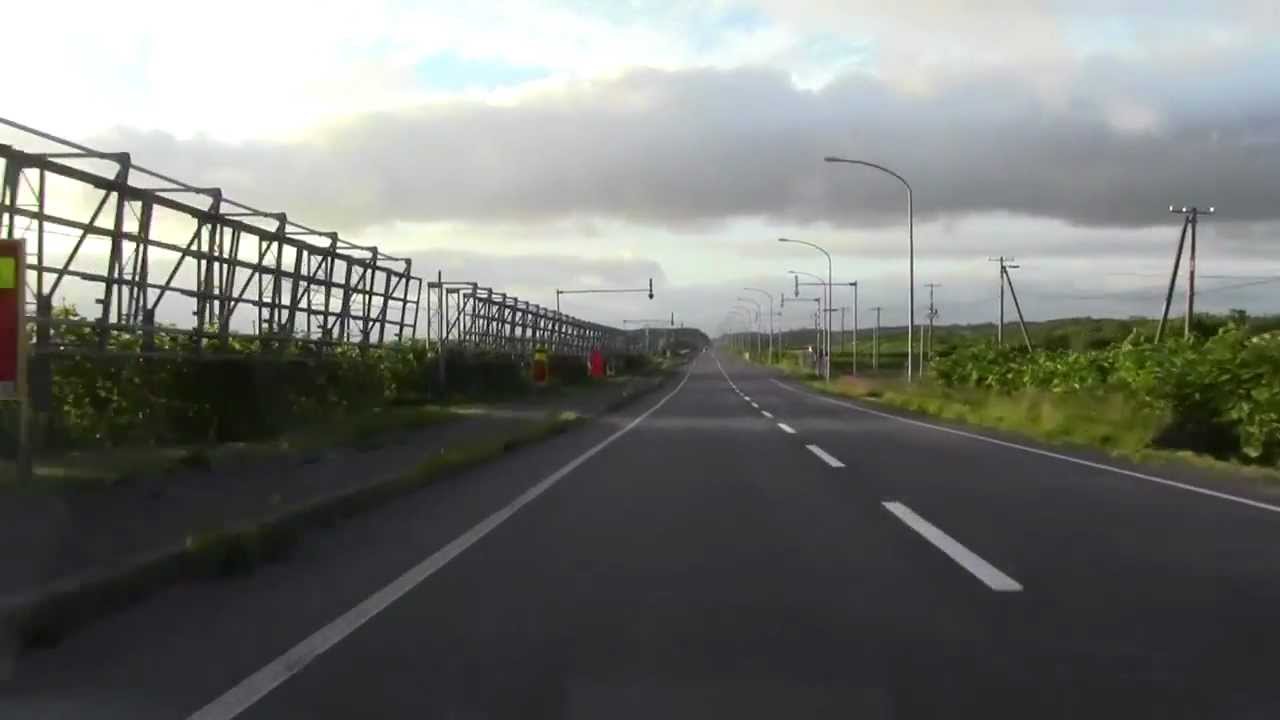 国道232号 初山別村キャンプ場～天塩町まで
