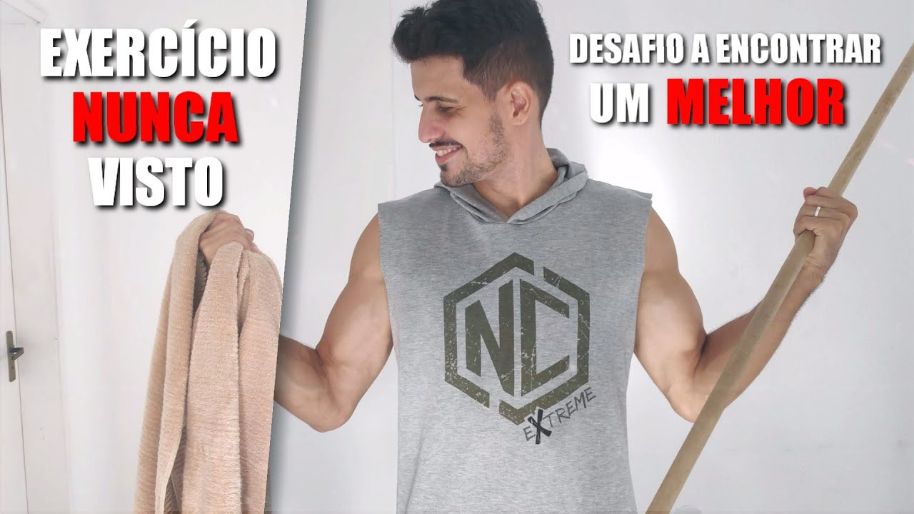 Como Treinar Barra em Casa (SEM TER BARRA)