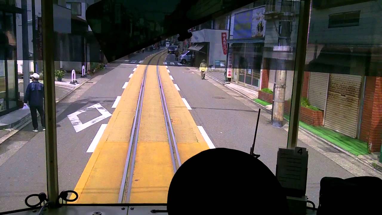 江ノ電 1101Ｆ車内から腰越～江ノ島間 MHあり （2012/04/15）