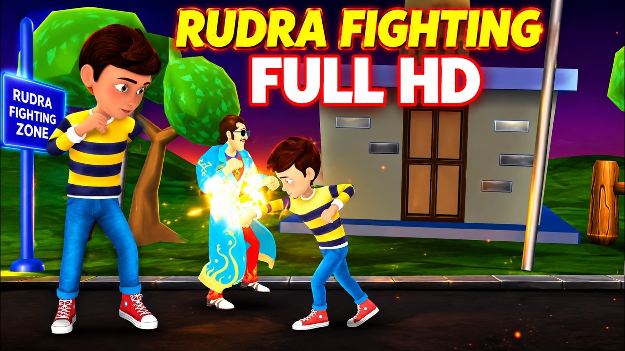 Rudra cartoon game fighting with Shakal full hd  | Rudra | Full Episod