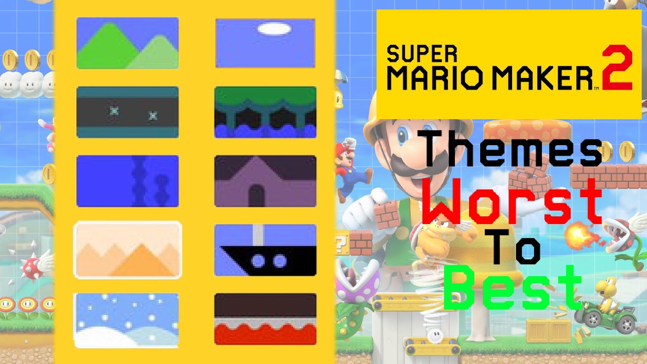 All 90 Super Mario Maker 2 Level Themes RANKED