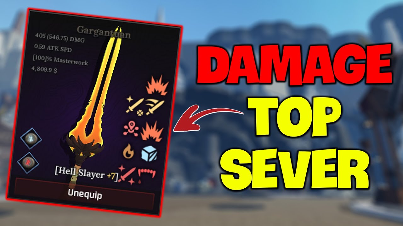 Mình Rèn Ra Vũ Khí DAMAGE TOP SERVER Trong THE FORGE😱