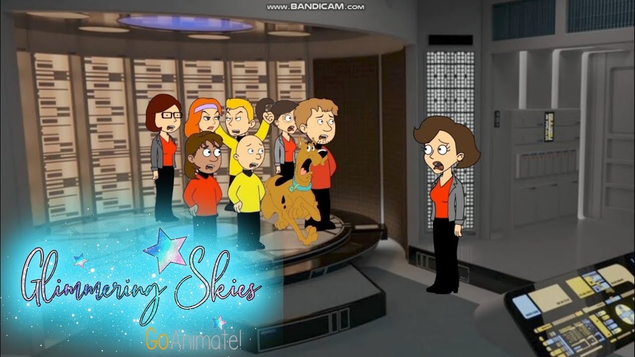 Caillou, Dora And The Scooby Doo Gang Go On Star Trek: Voyager #caillougetsgrounded #goanimate