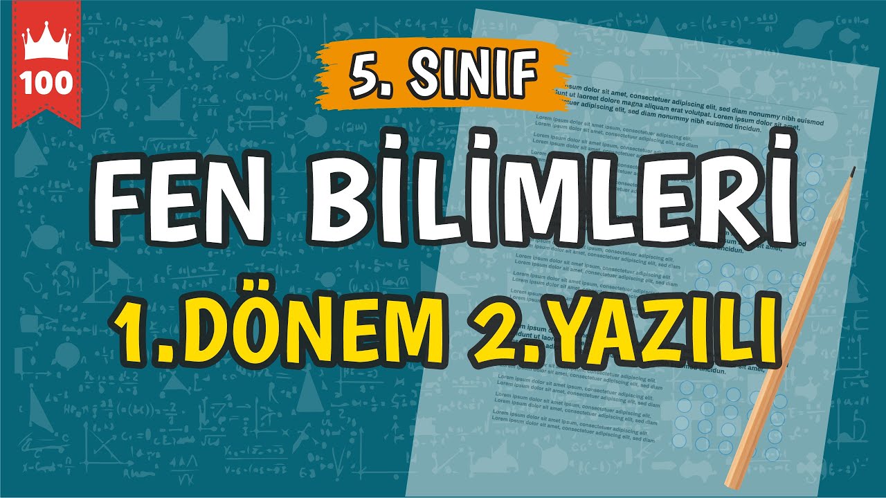 5. Sınıf Fen Bilimleri 1.D&ouml;nem 2.Yazılı #2026