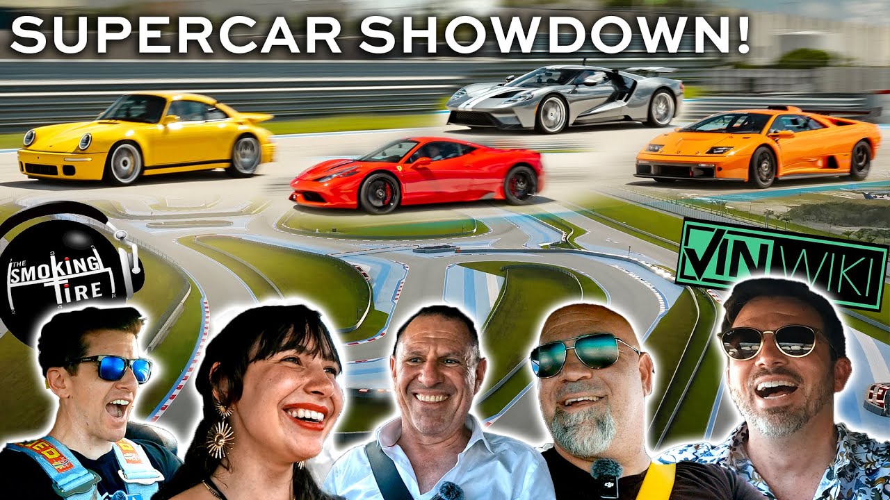 FOUR Supercars, One Racetrack! Which is King?!