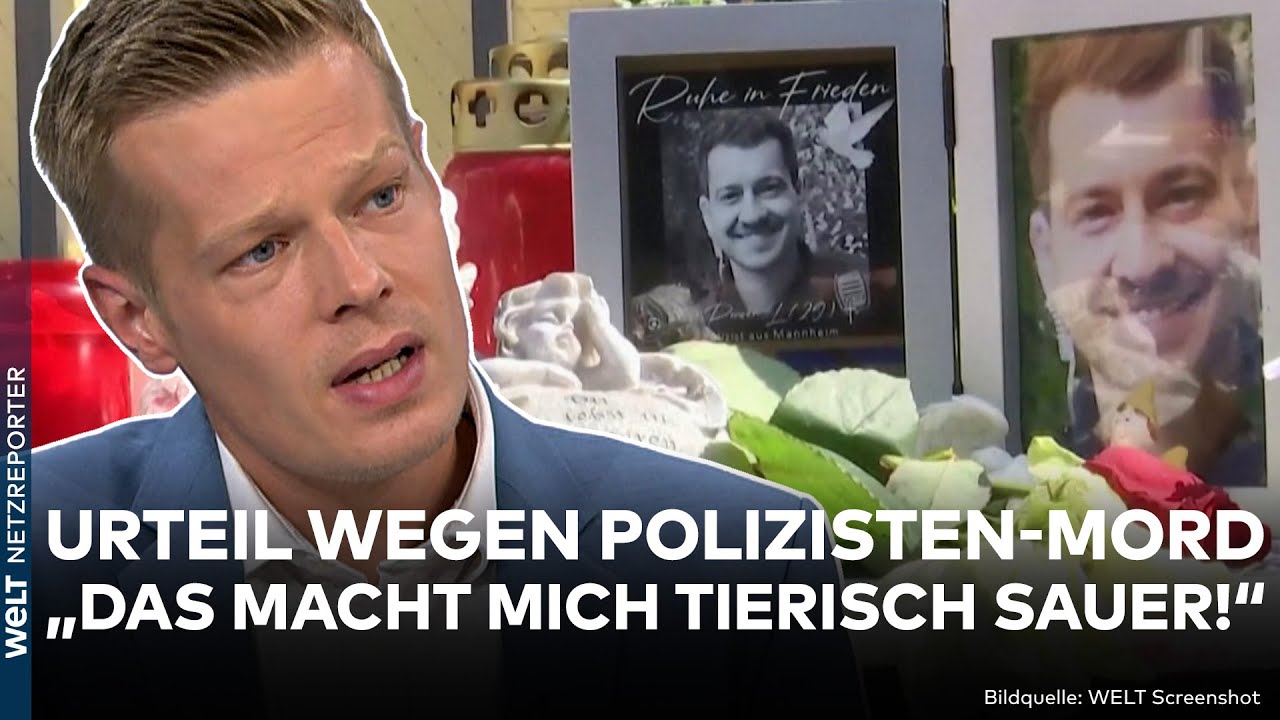MANNHEIM: Urteil nach Mord an Polizisten Rouven Laur! So nahm es der Angeklagte auf