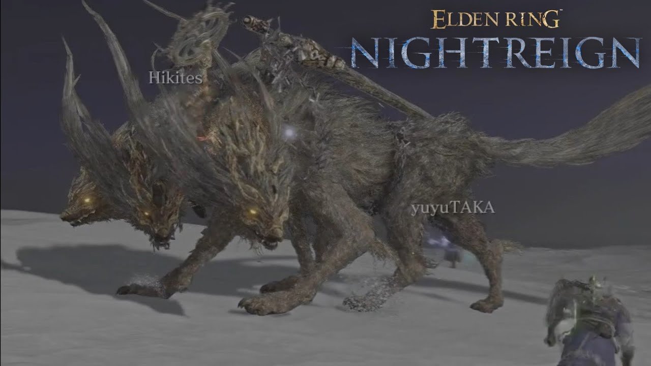 近所の砂漠にケルベロスいたので飼います【ELDEN RING NIGHTREIGN ー三つ首の獣ー】#1 #eldenringnightreign #ナイトレイン