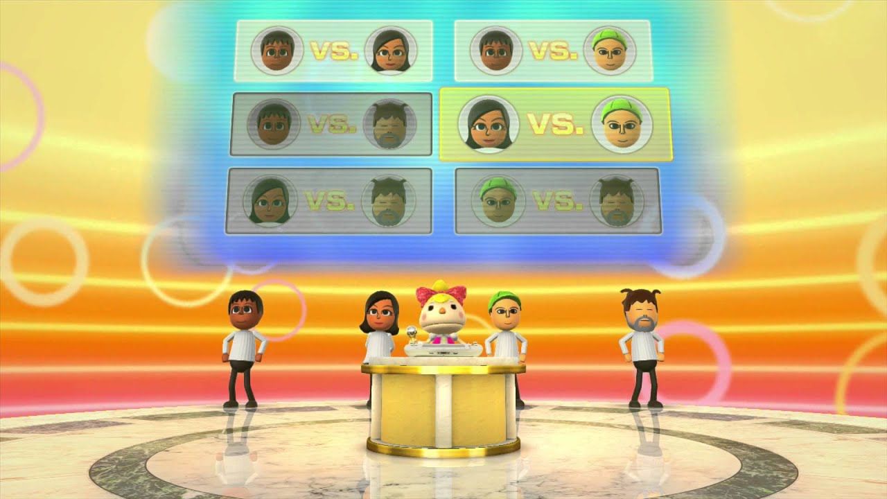 Wii Party U - Tabletop Tournament - Round-Robin - 4 Players