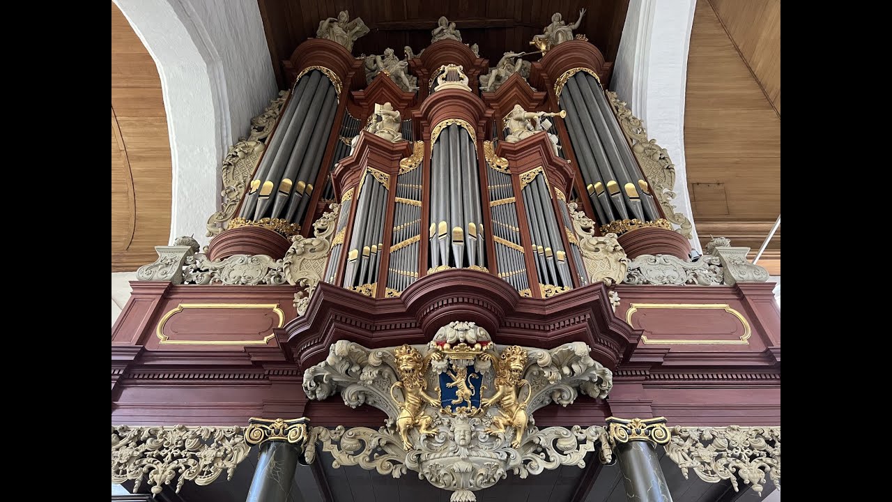 Variaties Psalm 43. Sweelinq sampleset  Müller-orgel van de Jacobijnerkerk te Leeuwarden