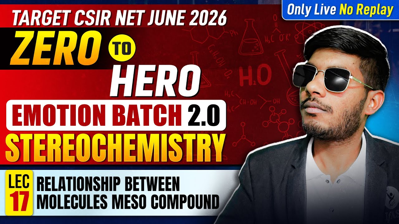 Relationship Between Molecules Meso Compound | Stereochemistry | CSIR NET Chemical Science