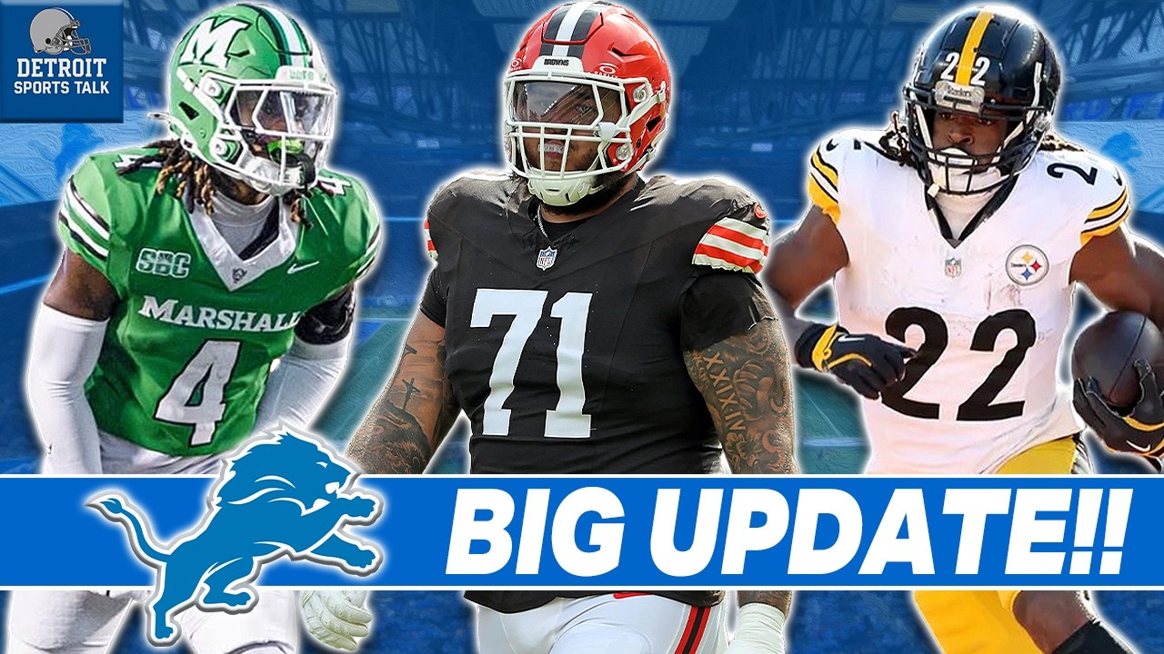 GOOD and BAD Lions Free Agency Buzz + NEW Replacement? Top RB Options, & More!!