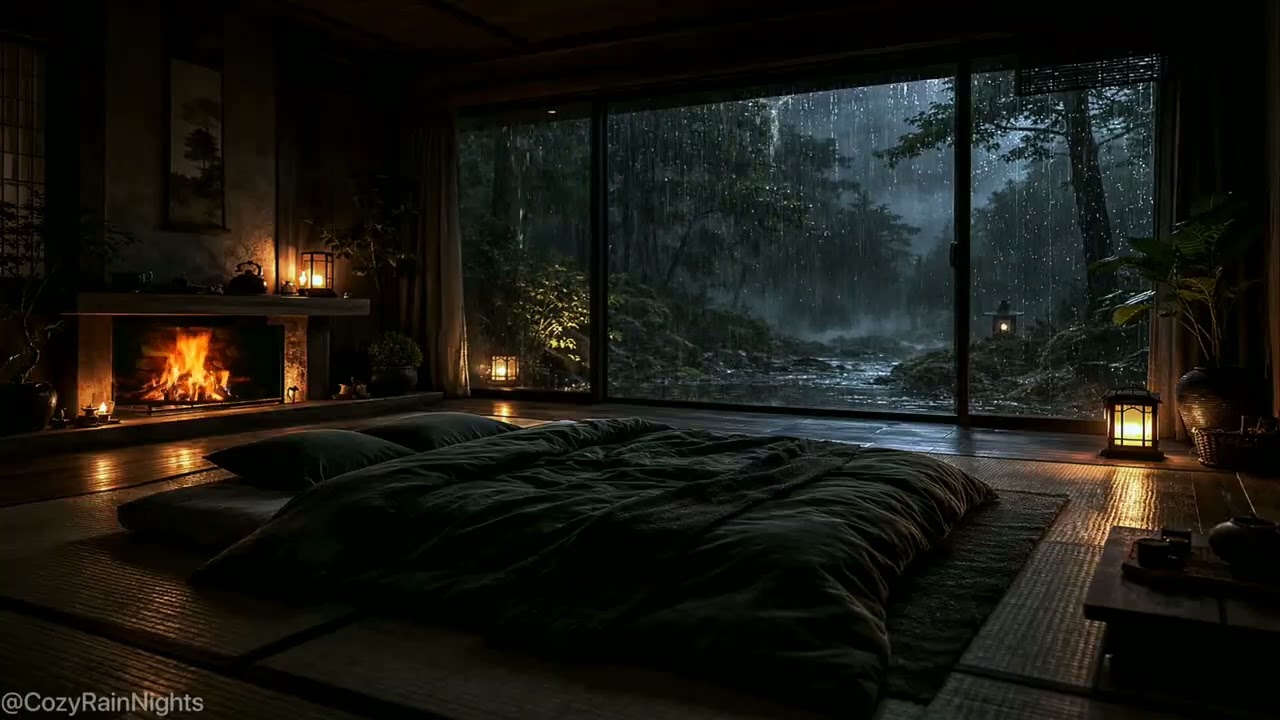 Heavy Rain Sounds for Deep Sleep & Relaxation | Authentic Natural Rain Sounds