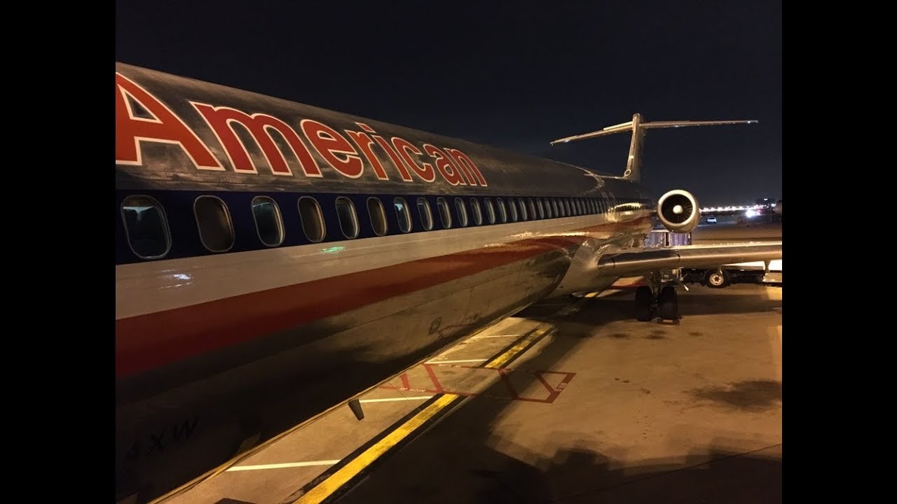 American Airlines MD-80 Full flight Trip Report Houston (IAH) to Dallas (DFW)