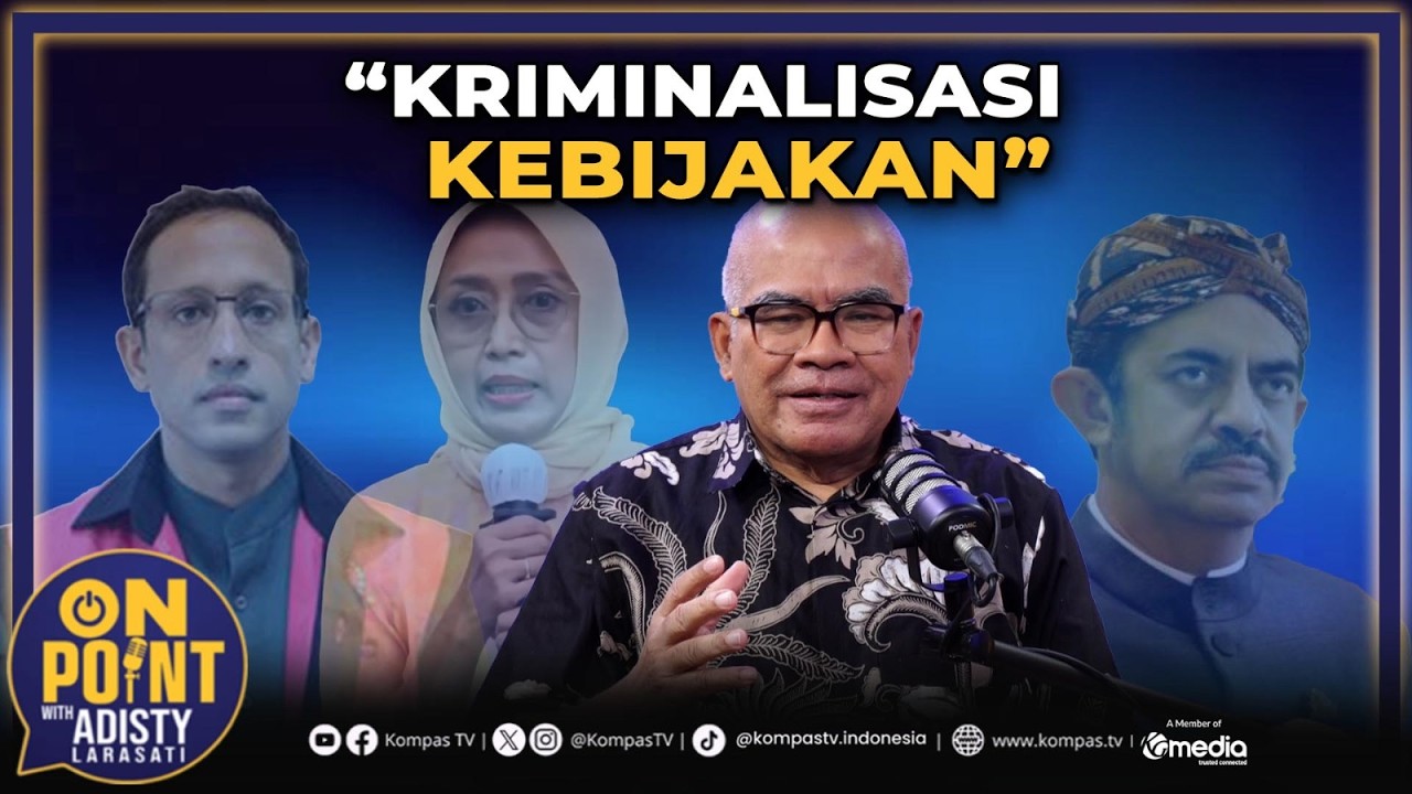 Perspektif Kriminalisasi Kebijakan Menurut Mantan Wakil Ketua KPK Amin Sunaryadi | On Point #62