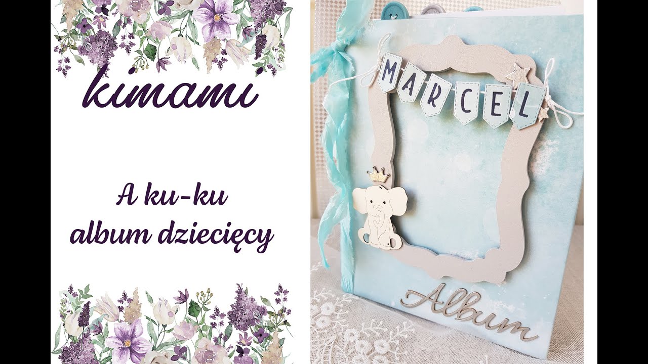 Marcel - album dziecięcy dla chłopca - Zoju Design || kimami