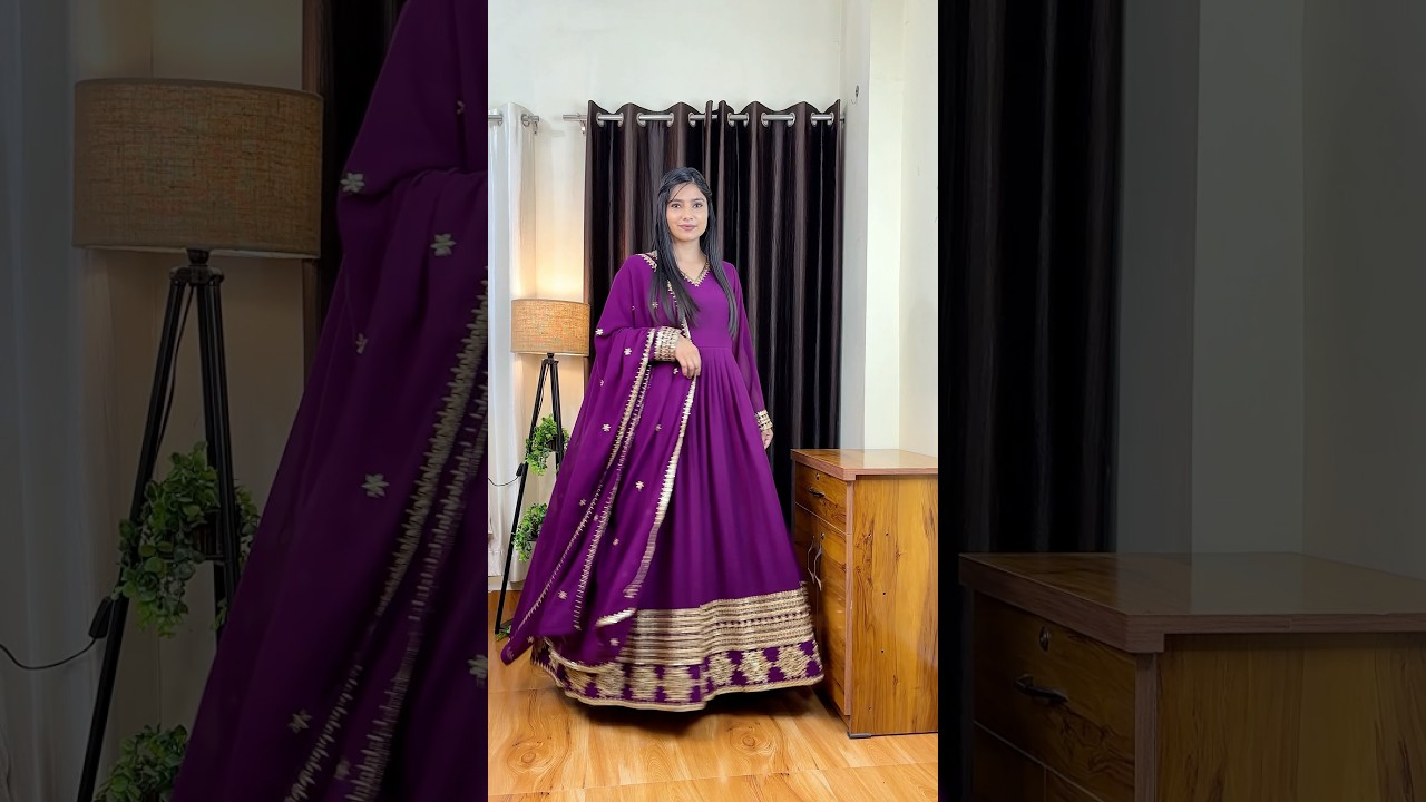 📦Unboxing MEESHO Anarkali Kurta Set |#anarkali #suit #partywear #meesho #getthislook #meeshofashion