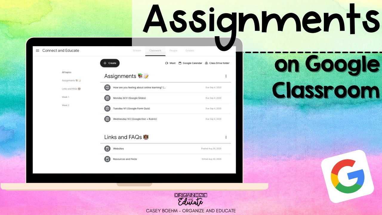 Assignment Types on Google Classroom- Use what you've got!