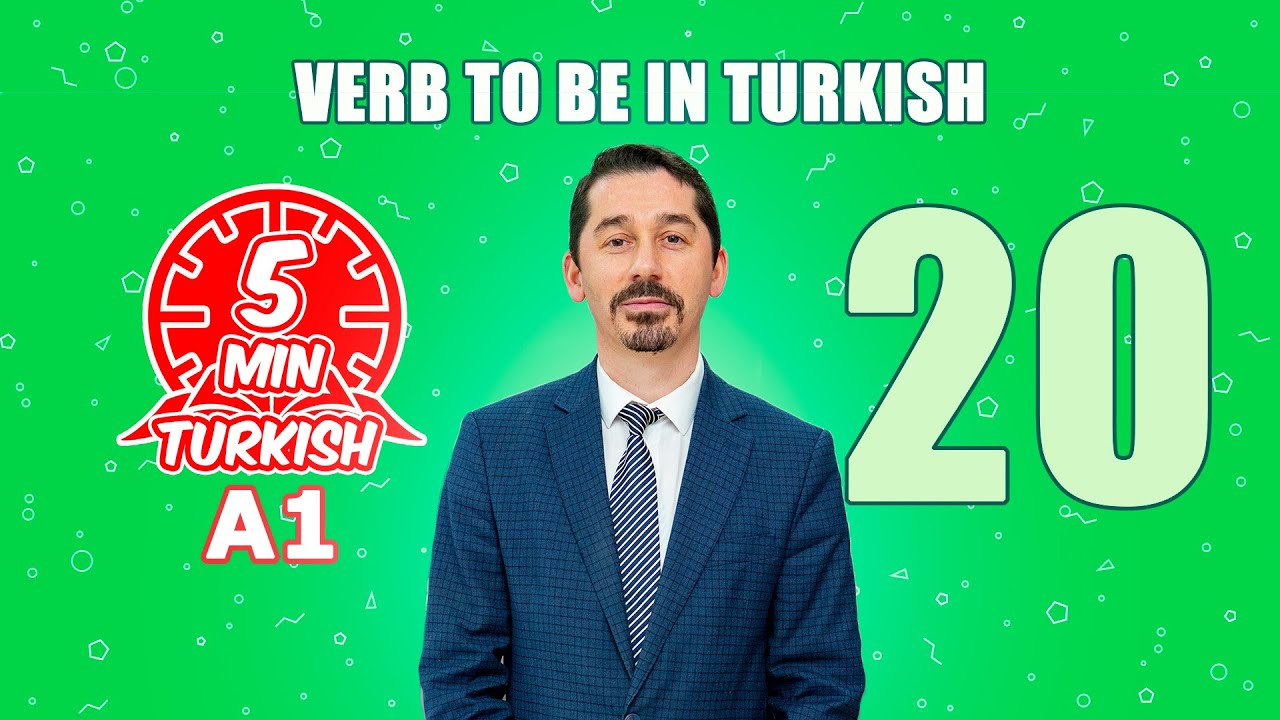 A1 - Verb to be in Turkish - #LearnTurkish with Iskender - 5 Minute Turkish - Turkish for beginners.