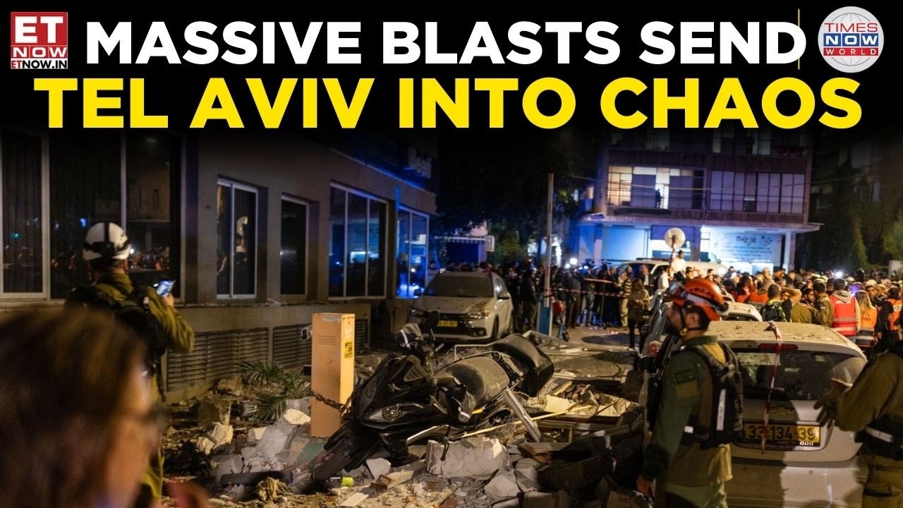 MISSILES RAIN DOWN: Iran-Israel Tensions Escalate, Explosions & Panic Spreads Across Tel Aviv