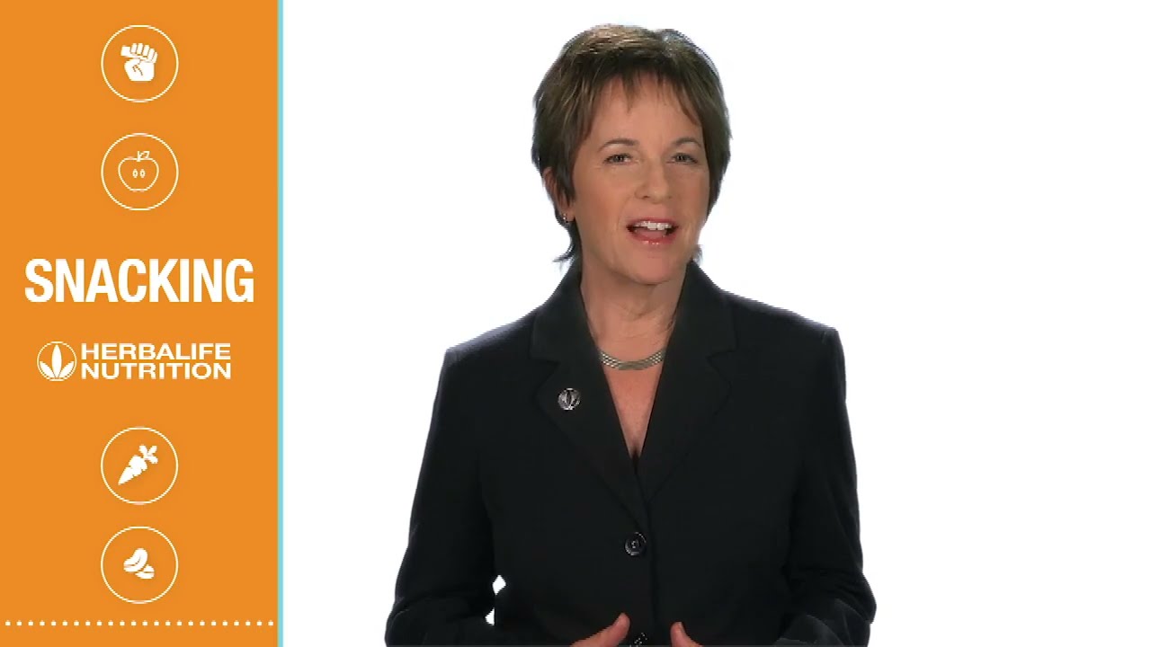 HERBALIFE NUTRITION - SUSAN BOWERMAN: the importance of healthy snacking! - with suitable products.