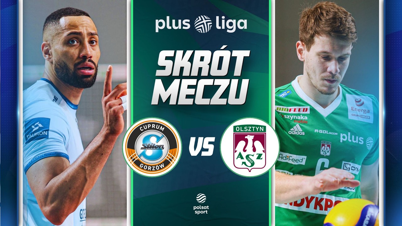 SKRÓT: CUPRUM STILON GORZÓW - INDYKPOL AZS OLSZTYN | PLUSLIGA