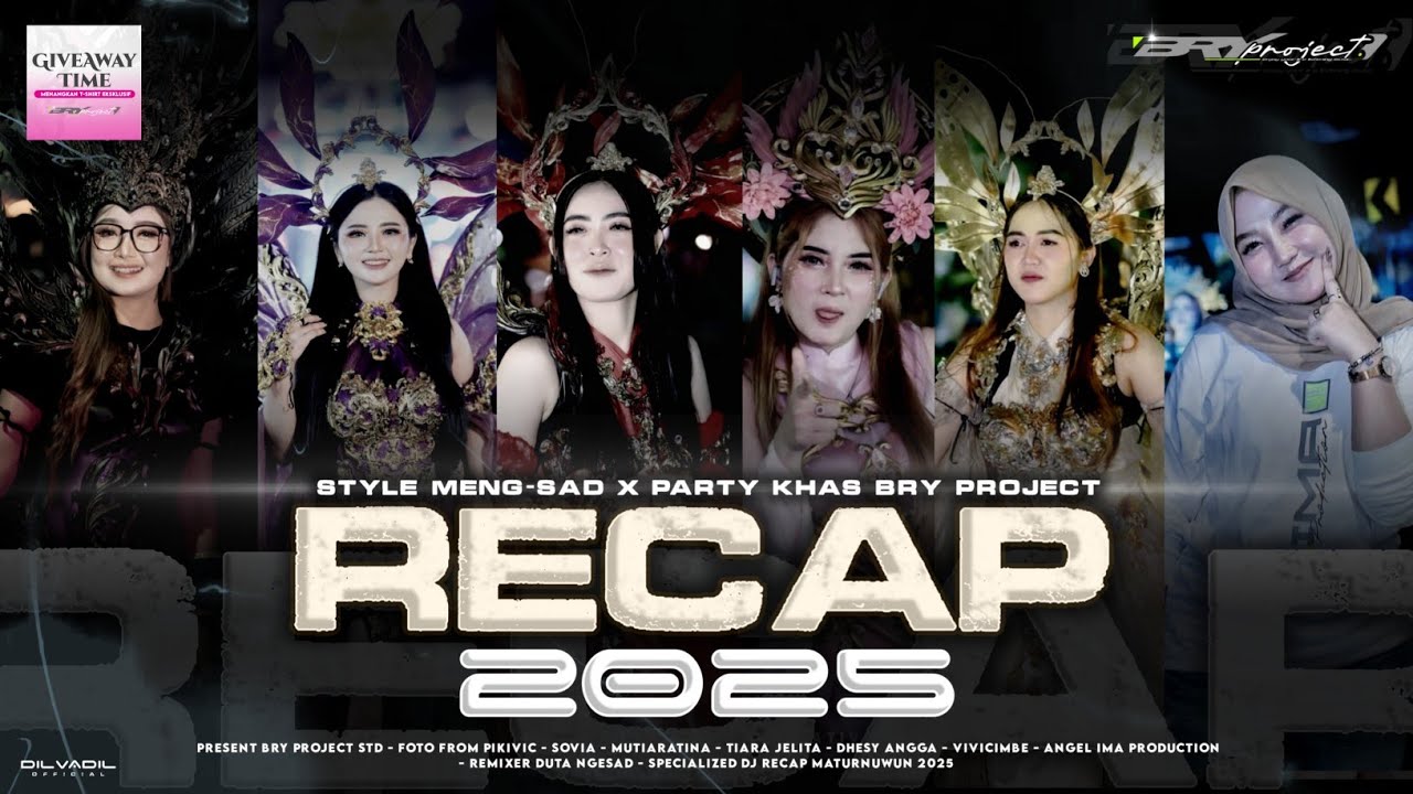 DJ RECAP 2025 ALL SONG FYP TIKTOK • PARTY JEDAG JEDUG STYLE TERBARU • BRY Project