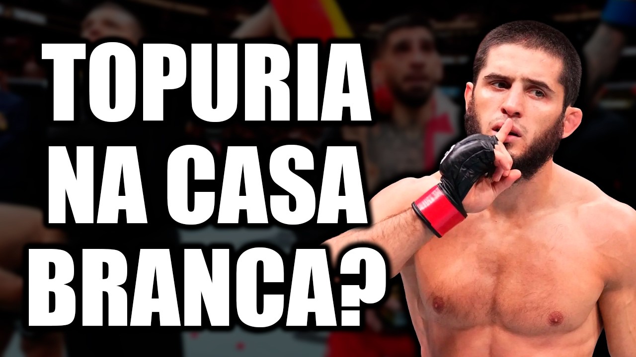 MAKHACHEV RESPONDEU SE LUTA NA CASA BRANCA, SE É COM TOPURIA E MUITO MAIS!
