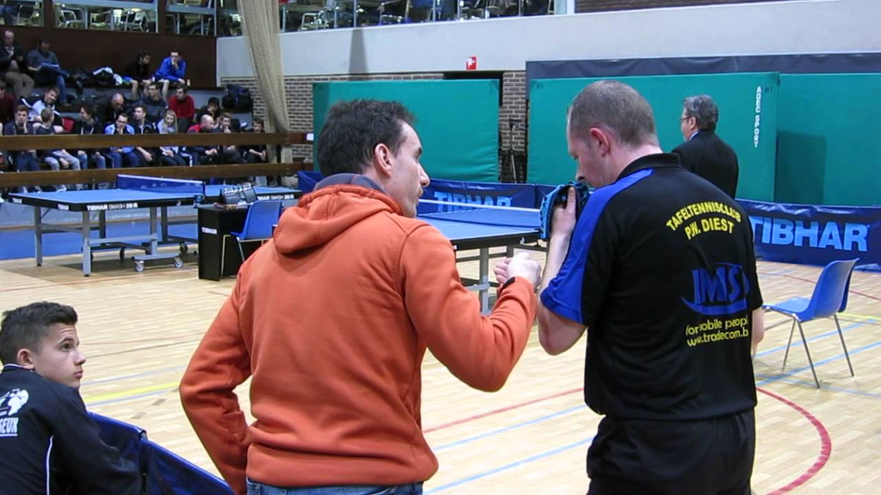 Tafeltennis Laatste set finale Heren B...BK..2016