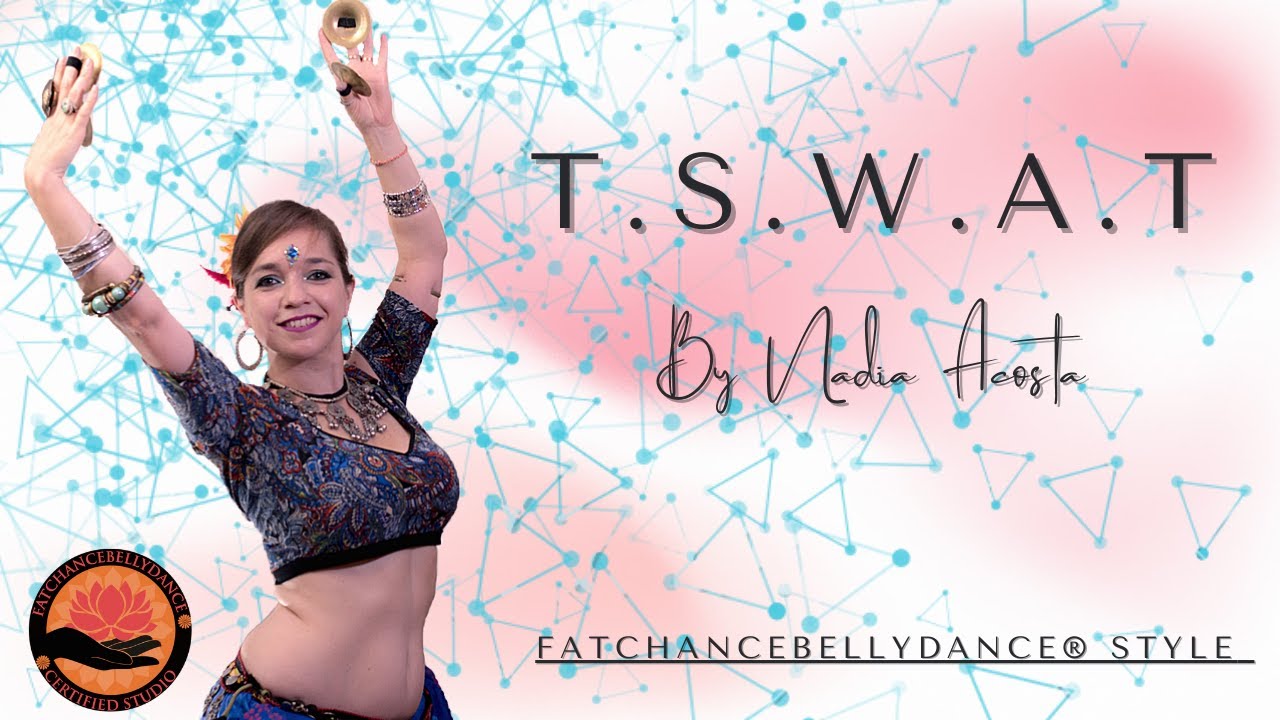 FORWARD & BACK SHIMMY WITH ARMS AND TURN (ex T.S.W.A.T) #fatchancebellydance