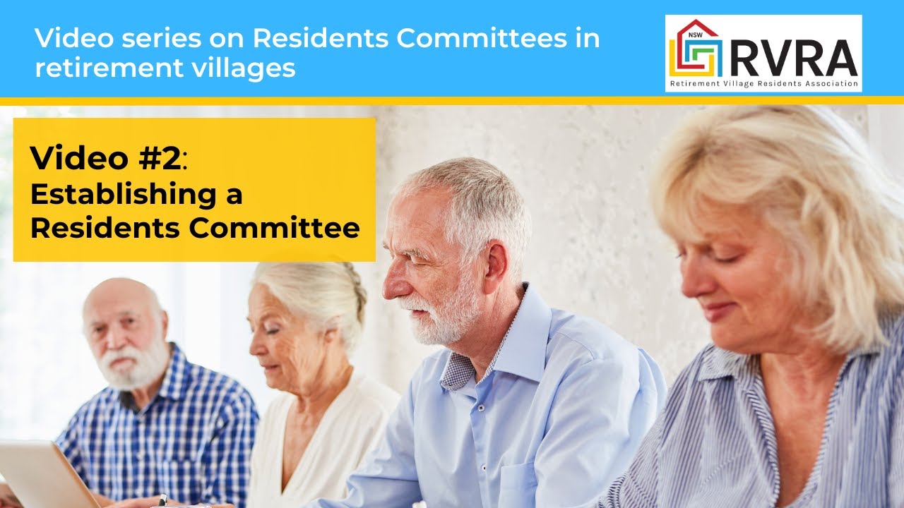 Residents Committees Video 2: Establishing a Residents Committee