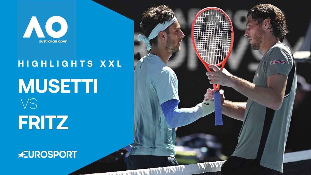 Lorenzo Musetti - Taylor Fritz | Highlights XXL deutsch | Achtelfinale | Australian Open 2026