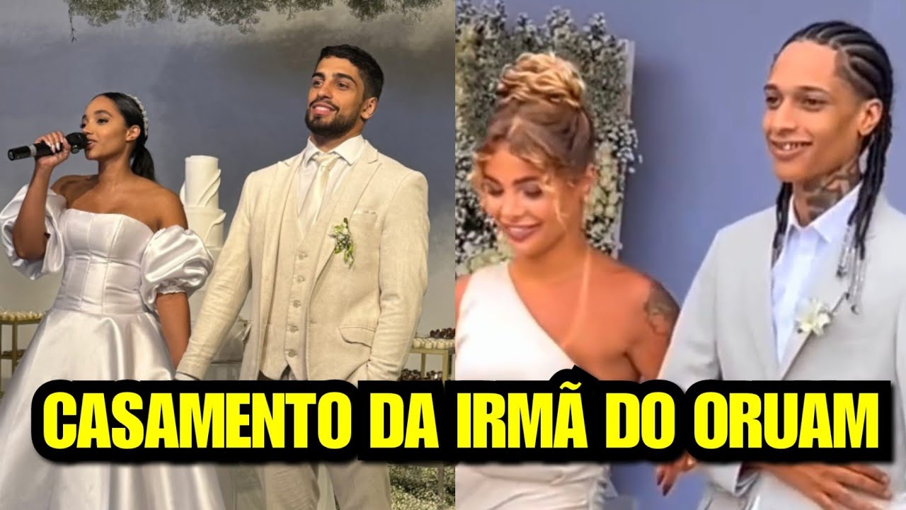 OLHA O ESTILO DO ORUAM NO CASAMENTO DA IRMÃ DELE DÉBORA GAMA #Oruam
