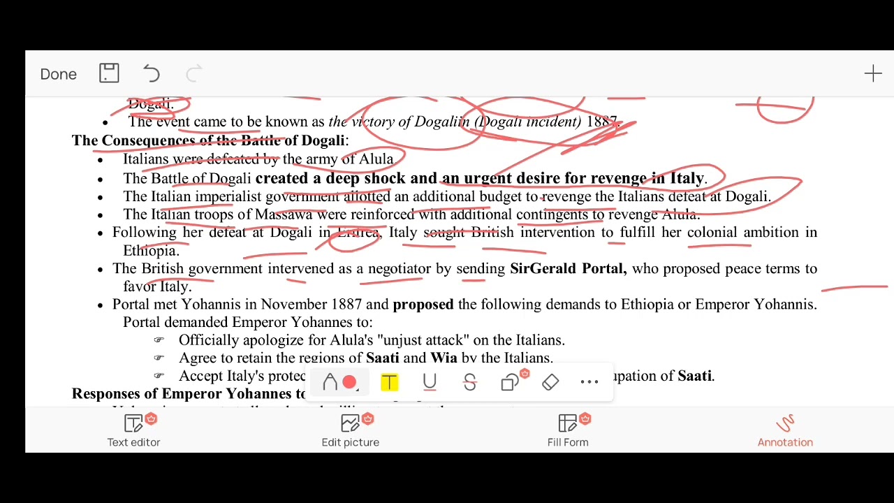 History unit 6/Italian colonialism in the horn of africa //part-5
