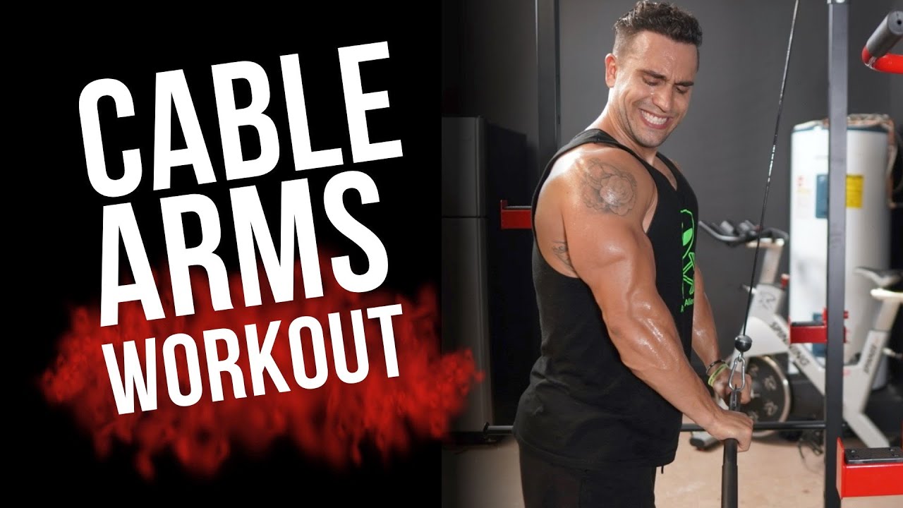 10 Minute Cables Arms Workout | Triceps, Biceps & Forearms!