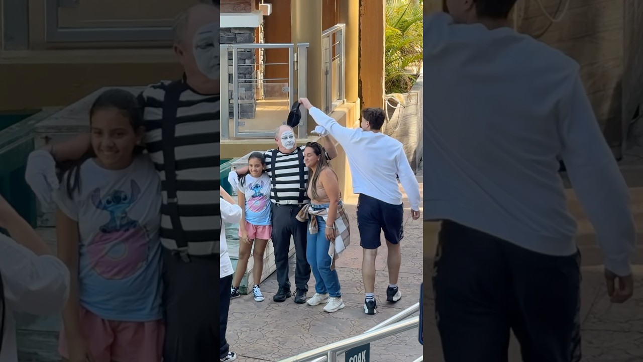 This isn&rsquo;t part of the act 😤 Tom mime Seaworld #seaworldmime #tomthemime #shorts #comedy