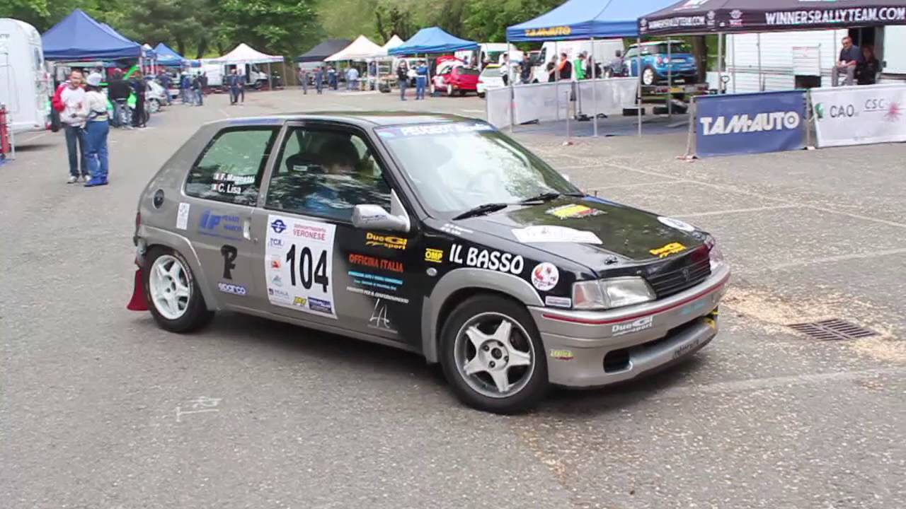 Rally Città di Torino 2016 Lisa - Magnetti Peugeot 106 N1