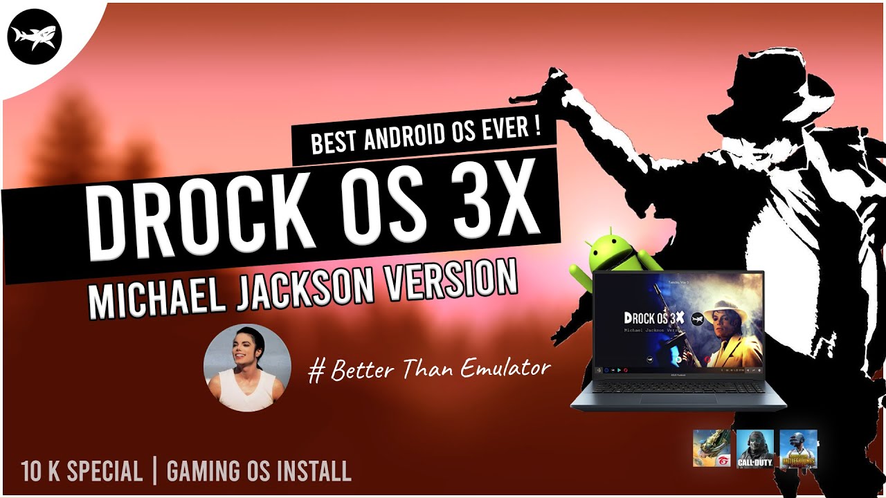 Best Android Operating System For PC Ever 2022 💪🏻| DROCK OS 3X MJ Version | Gaming Android x86 2022