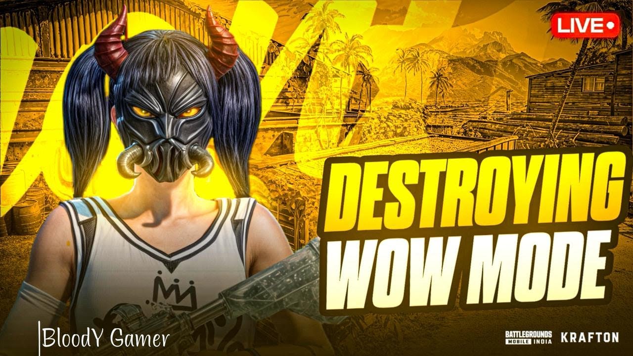 WOW MODE ROOMS WITH SUBSCRIBERS #bgmi #pubg #battlegroundsmobileindia