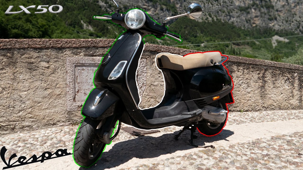 Vespa LX 50 Test in Italien
