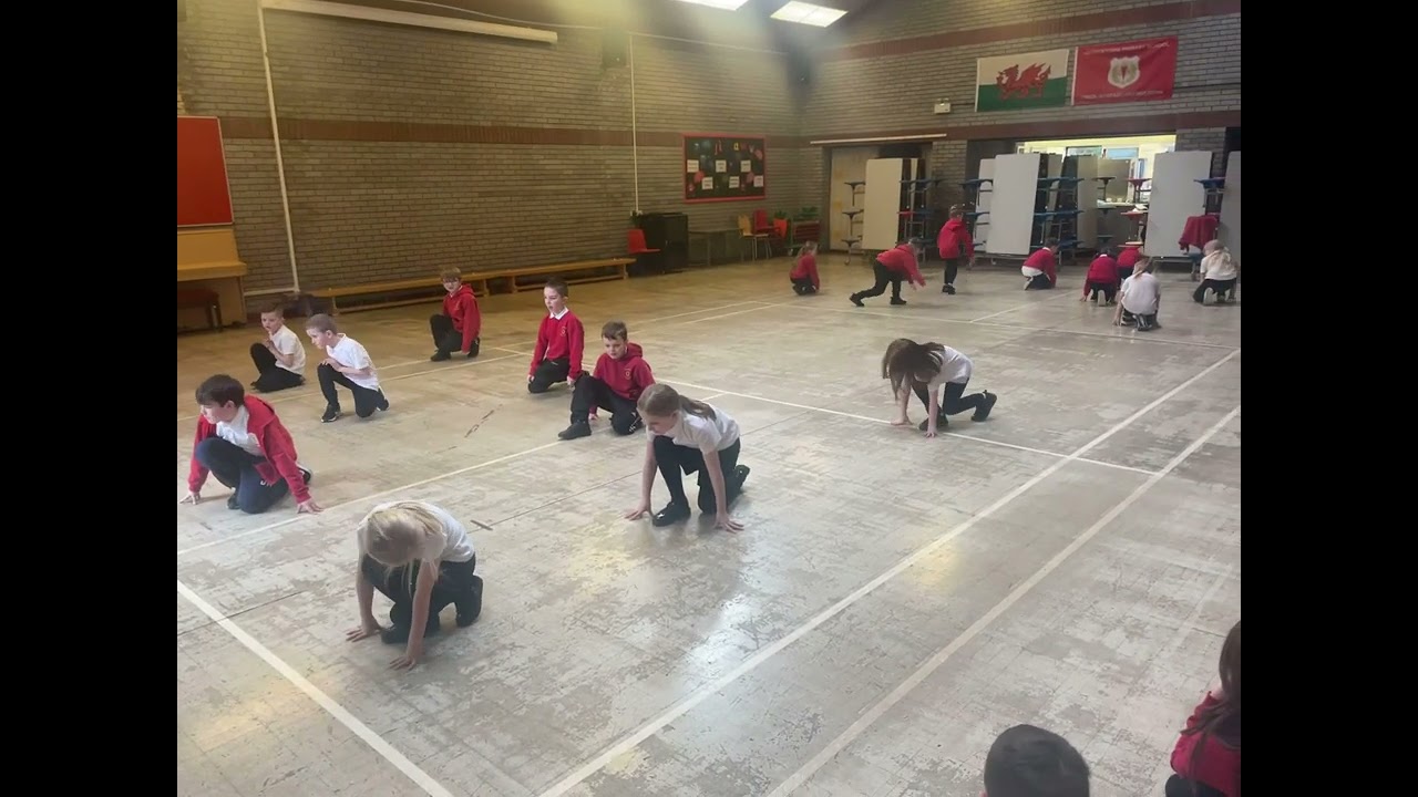 Performing our dance for Miss Thomas and Mrs Phillips’ Class
