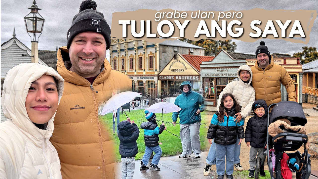 GRABE ULAN PERO SUPER SAYA NG KIDS! MAY PA SNOW! SOVEREIGN HILL WINTER WONDERLIGHTS! ❤️ | rhazevlogs