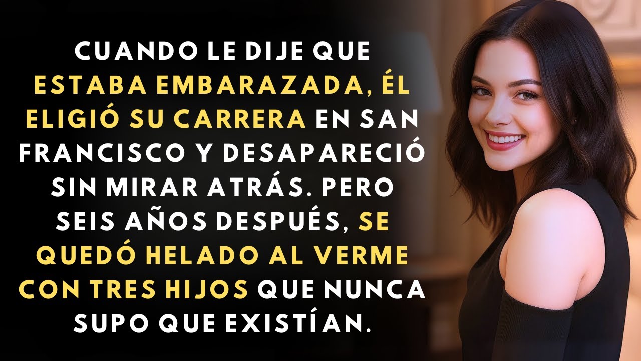 Me Dejó Cuando Quedé Embarazada—Seis Años Después, Se Paralizó al Verme con Mis Tres Hijos…